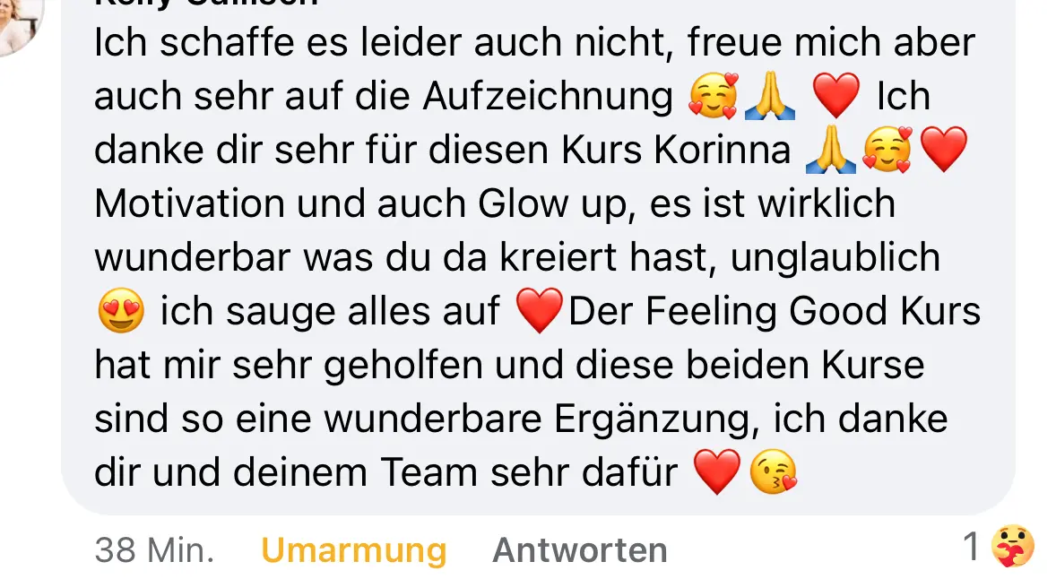 Glow Up Feedback 1
